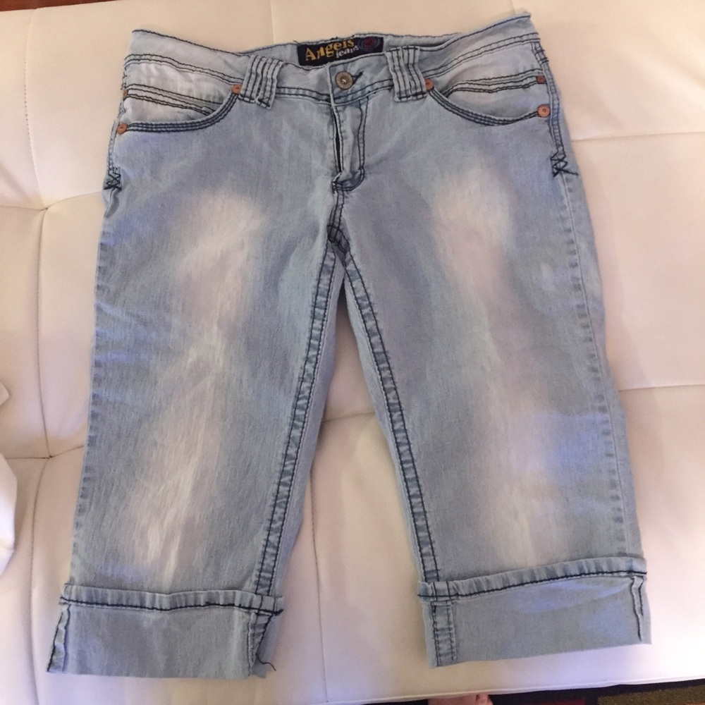 Angel’s denim shorts